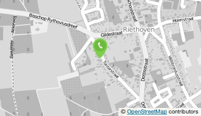 Bekijk kaart van Oudervereniging St. Willibrordusschool Rieth. in Riethoven