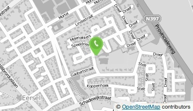 Bekijk kaart van Openbare Basisschool 't Busseltje in Eersel