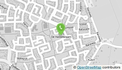 Bekijk kaart van Openbare Basisschool De Hasselbraam in Deurne