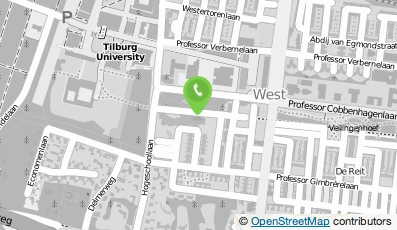 Bekijk kaart van Vereniging van Eigenaars Service-appartem. 'Koninxhoek' in Tilburg