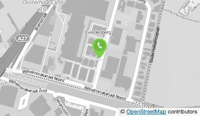 Bekijk kaart van Vereniging van Eig. 104 app. Grasbaan, aan de Grasbaan in Veldhoven