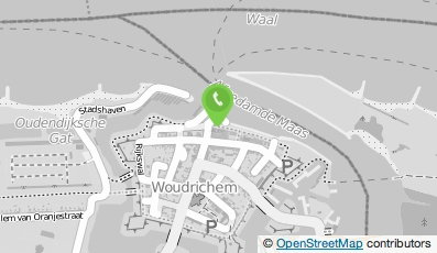 Bekijk kaart van Korenmolen Nooit Gedagt in Woudrichem