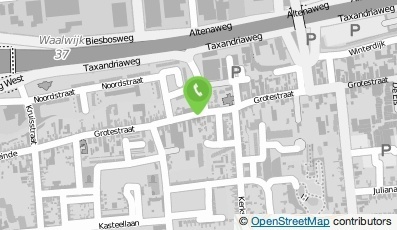 Bekijk kaart van Auto- en Motorrijschool Sensation in Waalwijk
