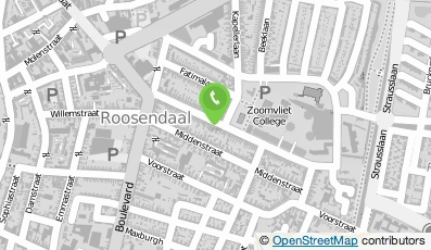 Bekijk kaart van Tafeltennisvereniging onder de Toren in Roosendaal