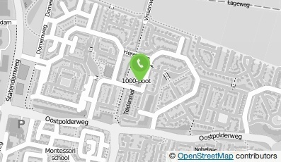 Bekijk kaart van Ouderraad 'Openbare Basisschool De Duizendpoot' in Oosterhout (Noord-Brabant)