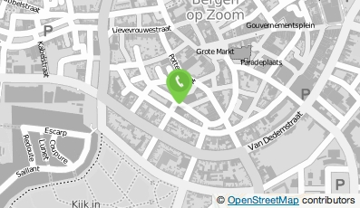 Bekijk kaart van Van der Burgt Coaching in Bergen op Zoom