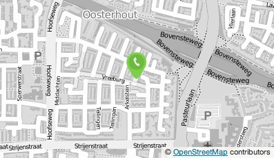 Bekijk kaart van Ervaaren in Oosterhout (Noord-Brabant)
