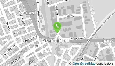 Bekijk kaart van Stichting De Waarden in Zevenbergen