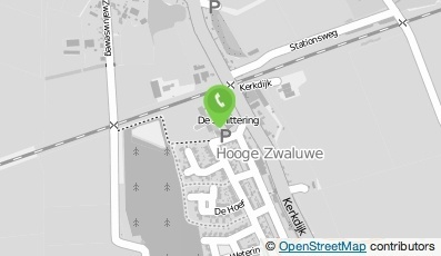 Bekijk kaart van Basisschool De Schittering  in Hooge Zwaluwe