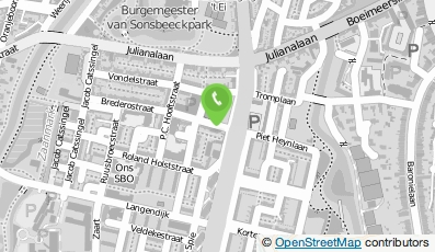 Bekijk kaart van Praktijk Podotherapie Albers in Breda