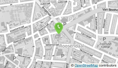 Bekijk kaart van Sociale Zaken in Roosendaal