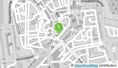 Bekijk kaart van De Hypotheker Terneuzen Herengracht B.V. in Terneuzen