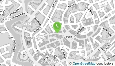Bekijk kaart van Vereniging van eigenaars Vlasmarkt 20 en 22 Middelburg in Middelburg