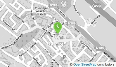 Bekijk kaart van Bibliotheek Kruiningen in Kruiningen