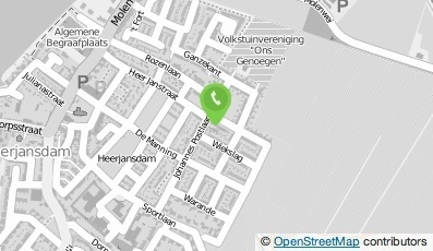 Bekijk kaart van Auto-Motor-Bromfiets A. de Jong in Heerjansdam