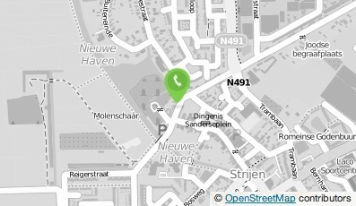 Bekijk kaart van Stichting 'Huifbedrijden Hoeksche Waard' in Strijen