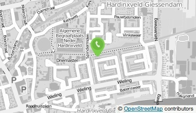 Bekijk kaart van Interkerkel. Stichting Vrijw. Term. Thuisz. in Hardinxveld-Giessendam