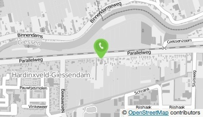 Bekijk kaart van All@work Beheer B.V. in Hardinxveld-Giessendam