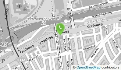 Bekijk kaart van Gezondheidscentrum Gordelweg  in Rotterdam