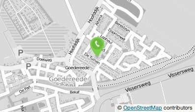 Bekijk kaart van Openbare basisschool Buten de Poorte in Goedereede