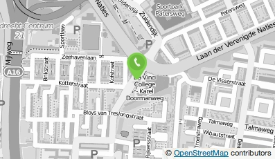 Bekijk kaart van Het Kompas Openbare School voor Speciaal Basis Onderwijs in Dordrecht