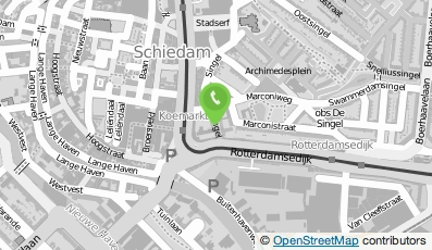 Bekijk kaart van obs de Singel in Schiedam