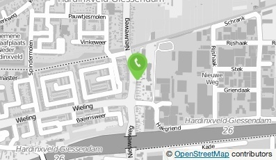 Bekijk kaart van Weinand Verspuij Hoveniers in Hardinxveld-Giessendam