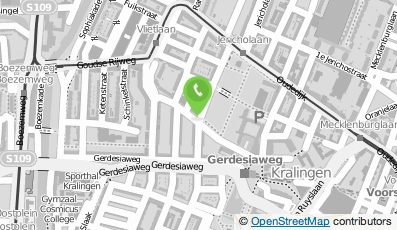 Bekijk kaart van Logopediepraktijk Kralingen in Rotterdam