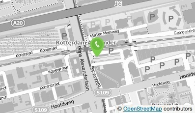 Bekijk kaart van Sociale Zaken en Werkgelegenh. Werkplein Alexanderplein in Rotterdam