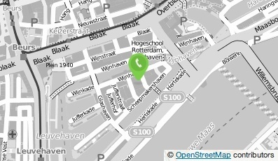Bekijk kaart van Servicedienst Locatie Wijnbrugstraat 1-17 in Rotterdam