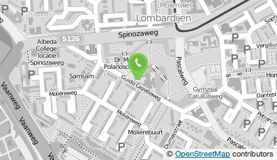 Bekijk kaart van Gymzaal Guido Gezelleweg in Rotterdam