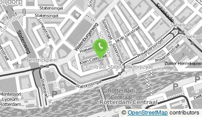 Bekijk kaart van Gymzaal Klein Coolstraat in Rotterdam