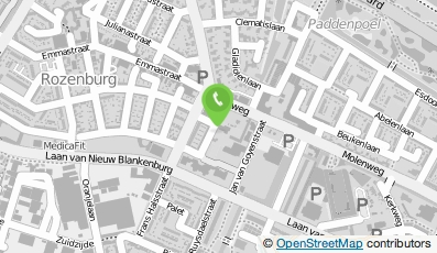 Bekijk kaart van Gymzaal Vincent van Goghstraat in Rozenburg (Zuid-Holland)