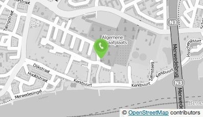 Bekijk kaart van Dienstengebouw Algemene Begraafplaats Papendrecht in Papendrecht