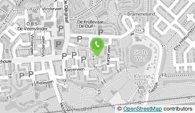 Bekijk kaart van Vereniging van eigenaren Karperveen 441 t m 447 oneven in Spijkenisse