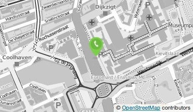 Bekijk kaart van Erasmus Universitair Medisch Centrum Rotterdam in Rotterdam