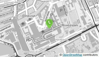 Bekijk kaart van Erasmus MC - Sophia kinderziekenhuis in Rotterdam