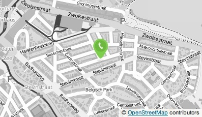 Bekijk kaart van R. v.d. Steen Podokinesiolog./ pedicure in Den Haag