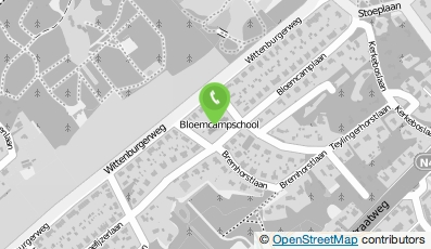 Bekijk kaart van Bloemcampschool in Wassenaar
