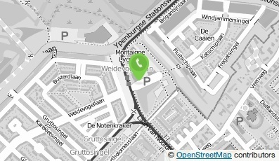 Bekijk kaart van Praktijk oefentherapie- Mensendieck de Vries in Den Haag