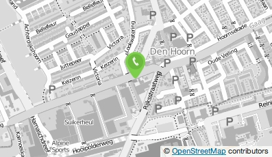 Bekijk kaart van Kazerne Den Hoorn in Den Hoorn (Zuid-Holland)