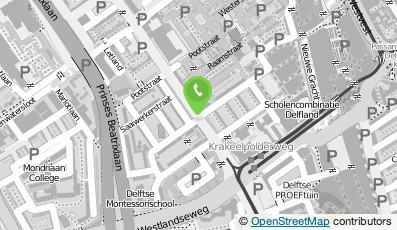 Bekijk kaart van Kazerne Delft in Delft