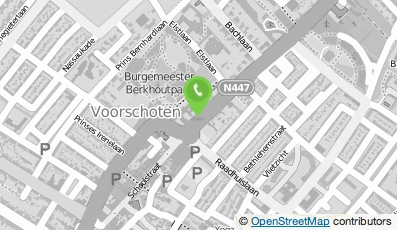 Bekijk kaart van Gemeentehuis Voorschoten in Voorschoten
