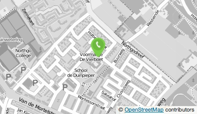 Bekijk kaart van R.K. Basisschool De Schapendel in Noordwijk (Zuid-Holland)