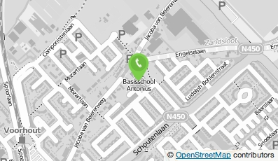 Bekijk kaart van OBS De Achtbaan in Voorhout