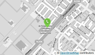 Bekijk kaart van OBS De Regenboog in Noordwijkerhout