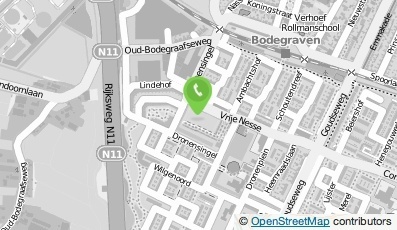 Bekijk kaart van Ouderver. v. R.K. Basissch. Willibrord/Miland te Bodegr. in Bodegraven