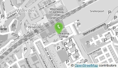 Bekijk kaart van Stg. Minkema Voortgez. Onderw. in Woerd. e.o. in Woerden