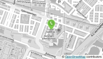 Bekijk kaart van Ouderver. R.K. Basisschool Lucas, Vestiging Galecop in Nieuwegein