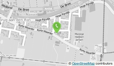 Bekijk kaart van Basisschool De Brug School met de Bijbel in Nieuwerbrug aan den Rijn